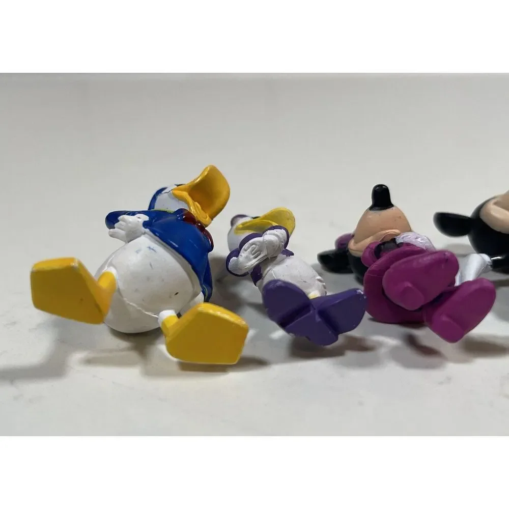Disney Figures Mickey Minnie Donald Daisy Pluto Toy Cake Topper Lot Collectible‎